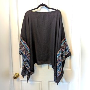 Tunic Poncho Style Women's Top